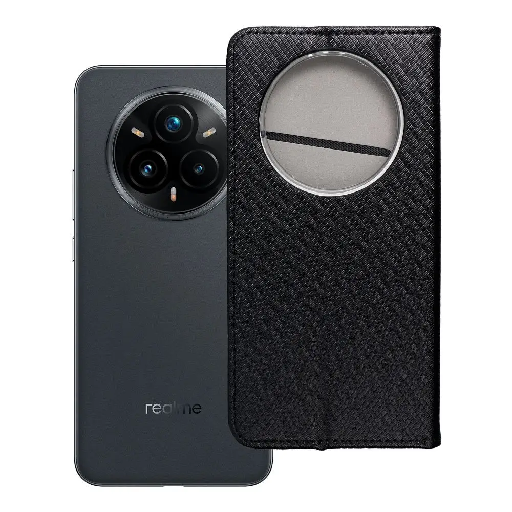 Torba SMART CASE Book za REALME 14 PRO PLUS, črna
