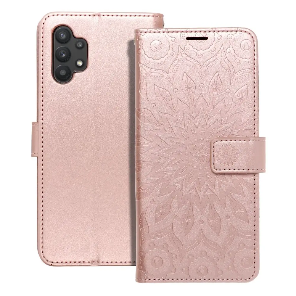 Torbica MEZZO Book za SAMSUNG A32 5G, mandala, zlato-roza