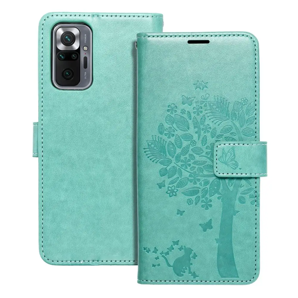 Torbica MEZZO Book za XIAOMI Redmi Note 10 Pro, lesno zelena