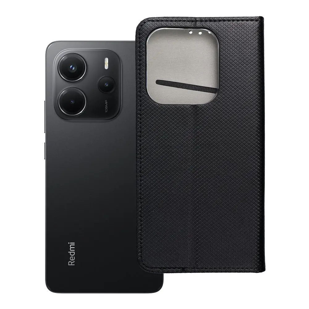 Torba SMART CASE Book za XIAOMI Redmi Note 14 5G, črna