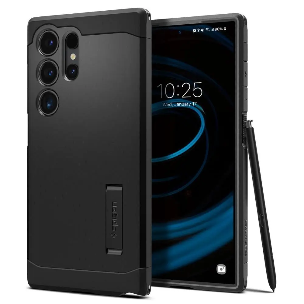 SPIGEN ovitek TOUGH ARMOR za SAMSUNG S24 Ultra, črn