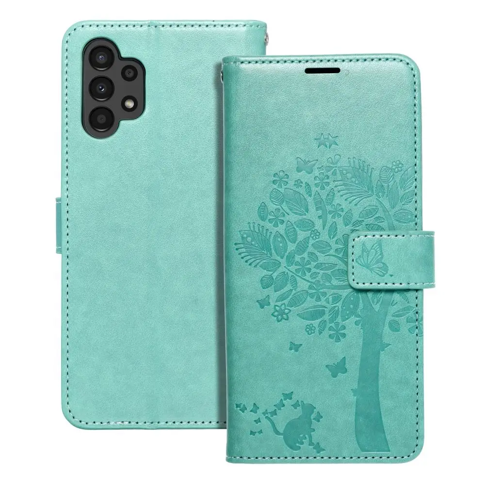 Torbica MEZZO Book za SAMSUNG A13 4G, leseno zelena