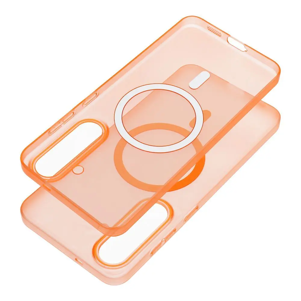 GO ORANGE ovitek, združljiv z MagSafe, za XIAOMI Redmi Note 15 4G, oranžne barve