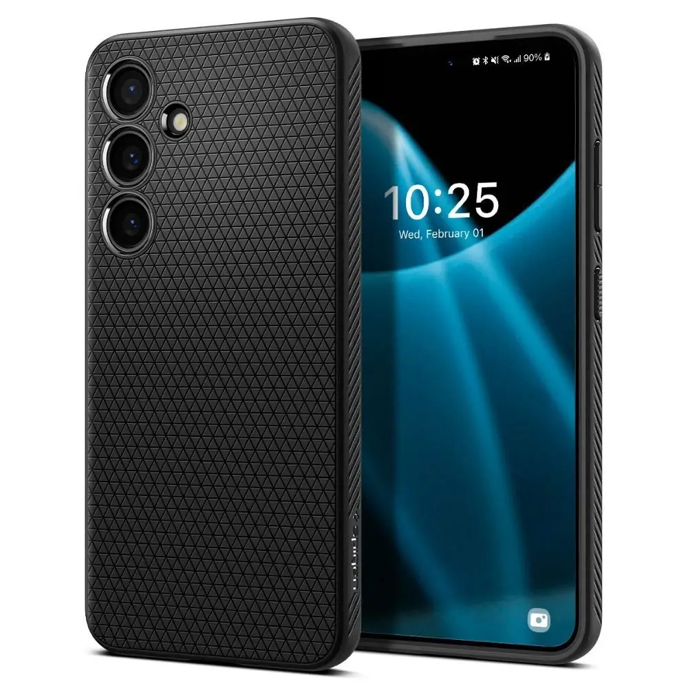 SPIGEN ovitek LIQUID AIR za SAMSUNG S24 v mat črni barvi