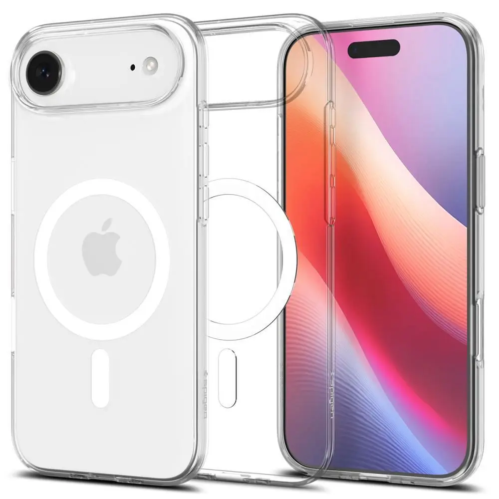 SPIGEN ovitek LIQUID CRYSTAL MAG MAGSAFE za iPhone 17 Air, prozoren/bel