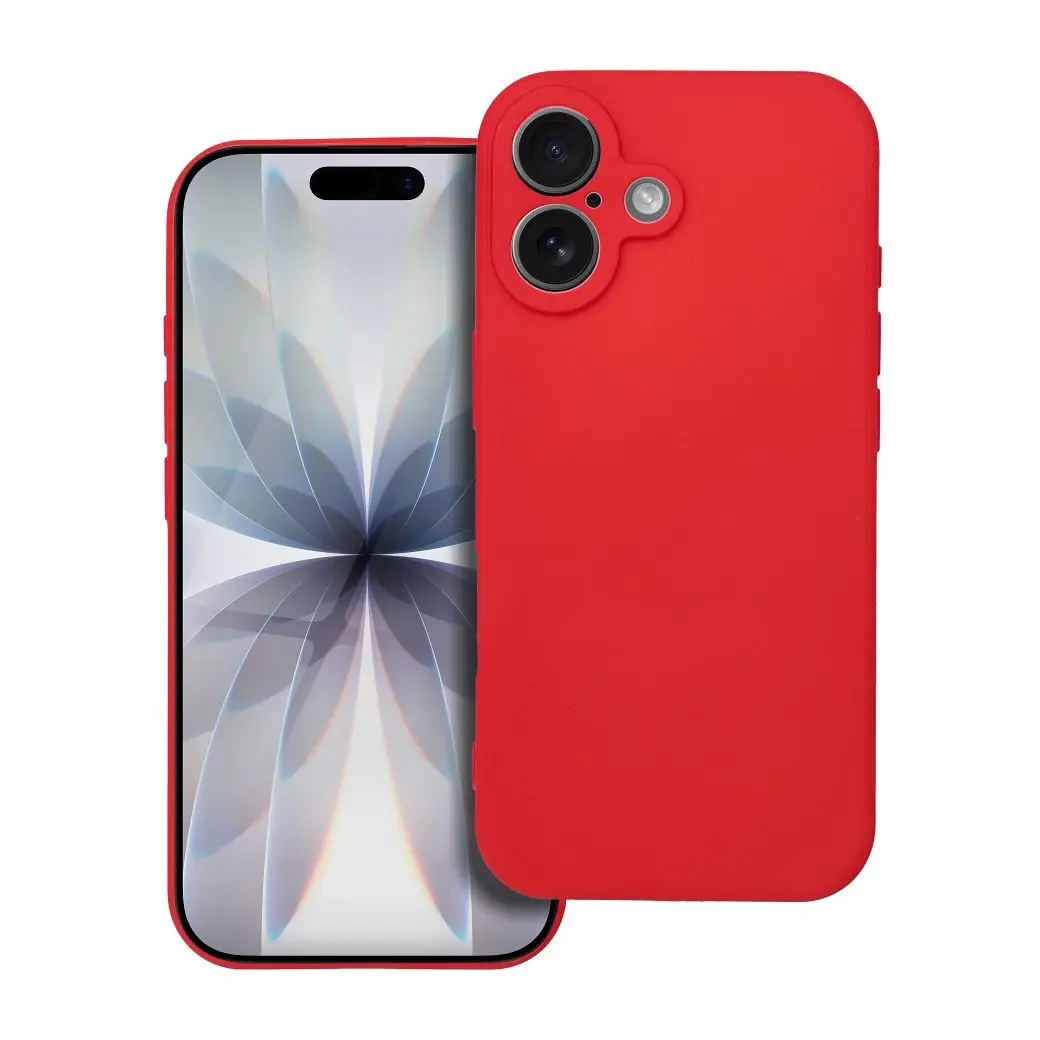 Mehka torbica za iPhone 17, rdeča