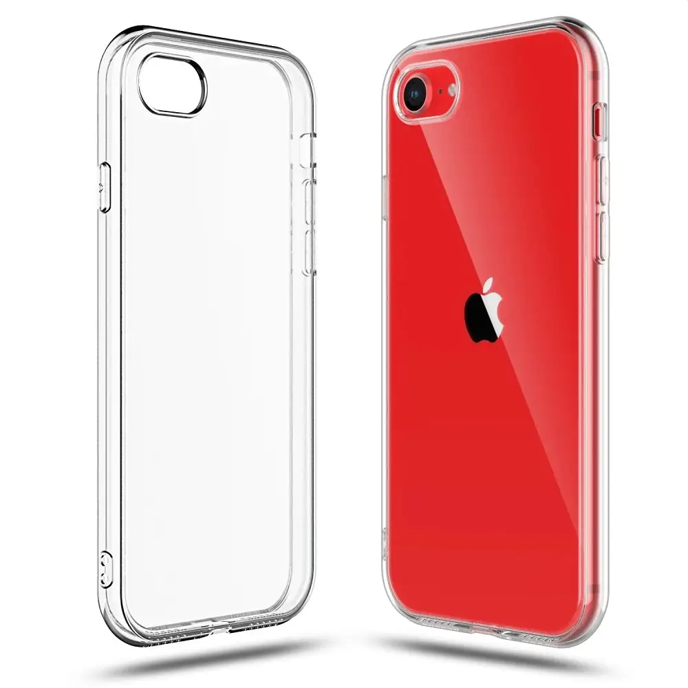 Ovitek za iPhone 7 / 8 / SE 2020 / SE 2022 Clear Case 2 mm, prozoren
