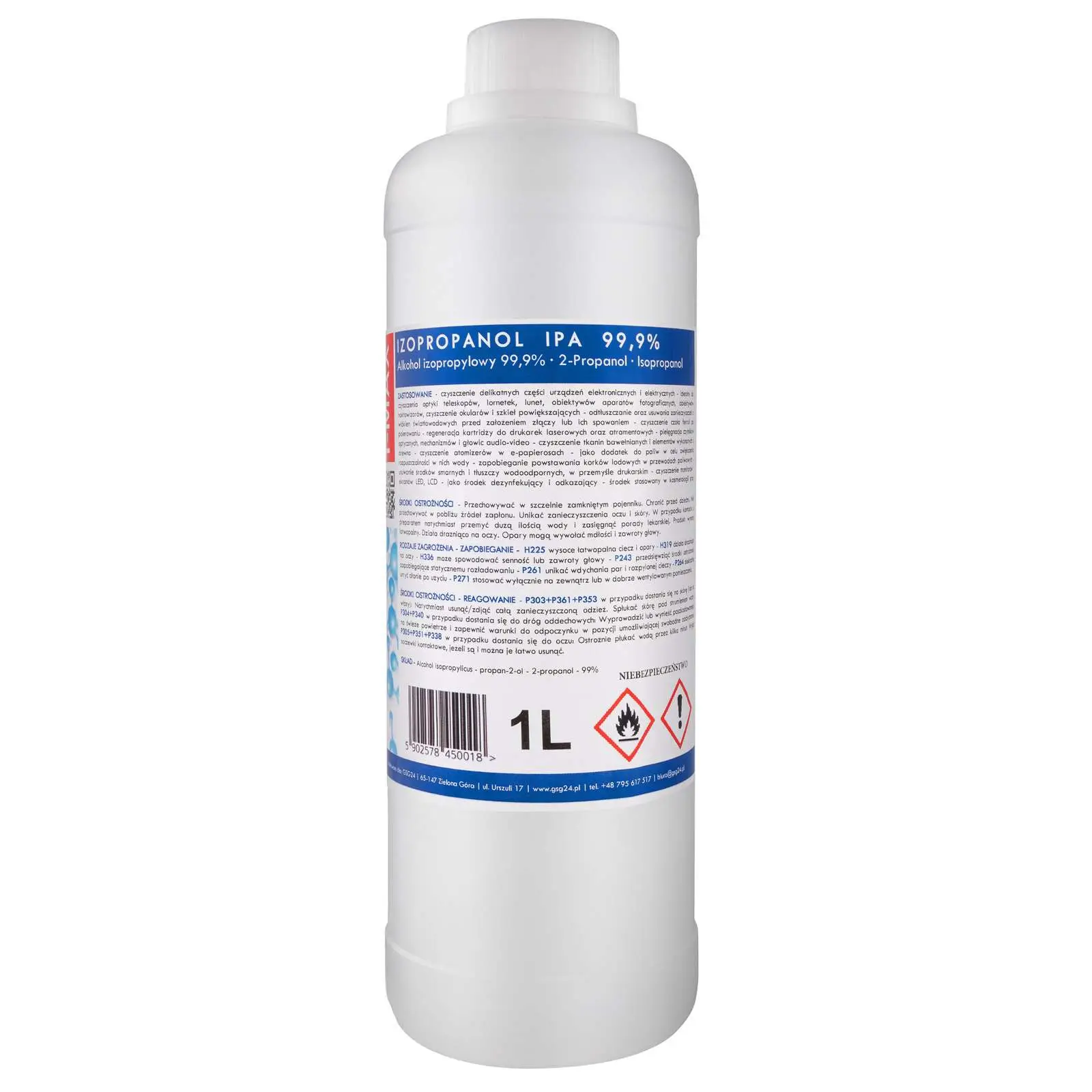 Izopropilni alkohol Izopropanol IPA I-MAX 99,9 % 1 l