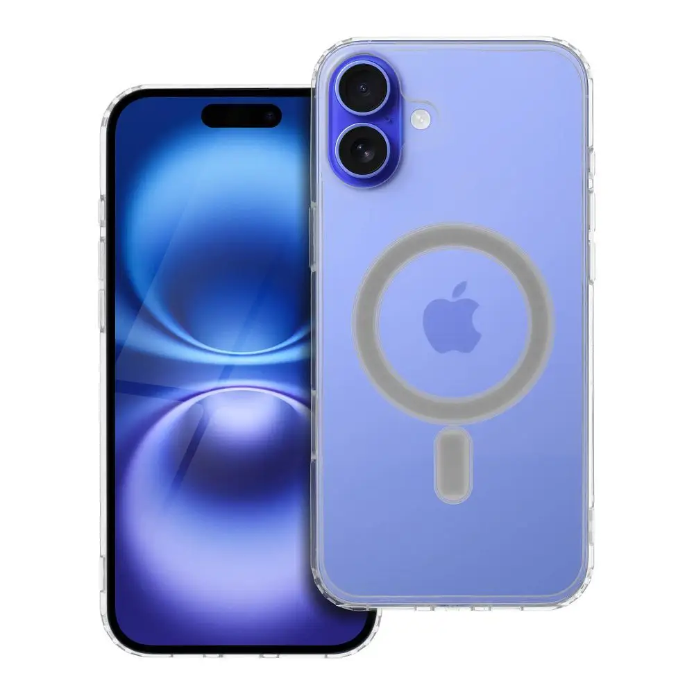 Transparentni etui za iPhone 16 PLUS Clear Mag Cover (MID), združljiv z MagSafe