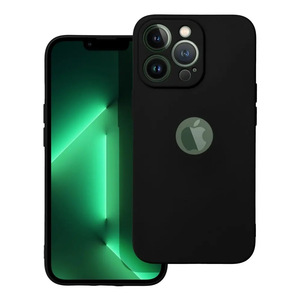 Mehka torbica za iPhone 13 Pro, črna
