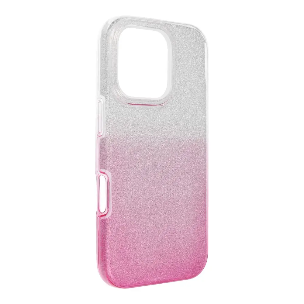 Prozorna roza torbica za iPhone 16 PRO Shining