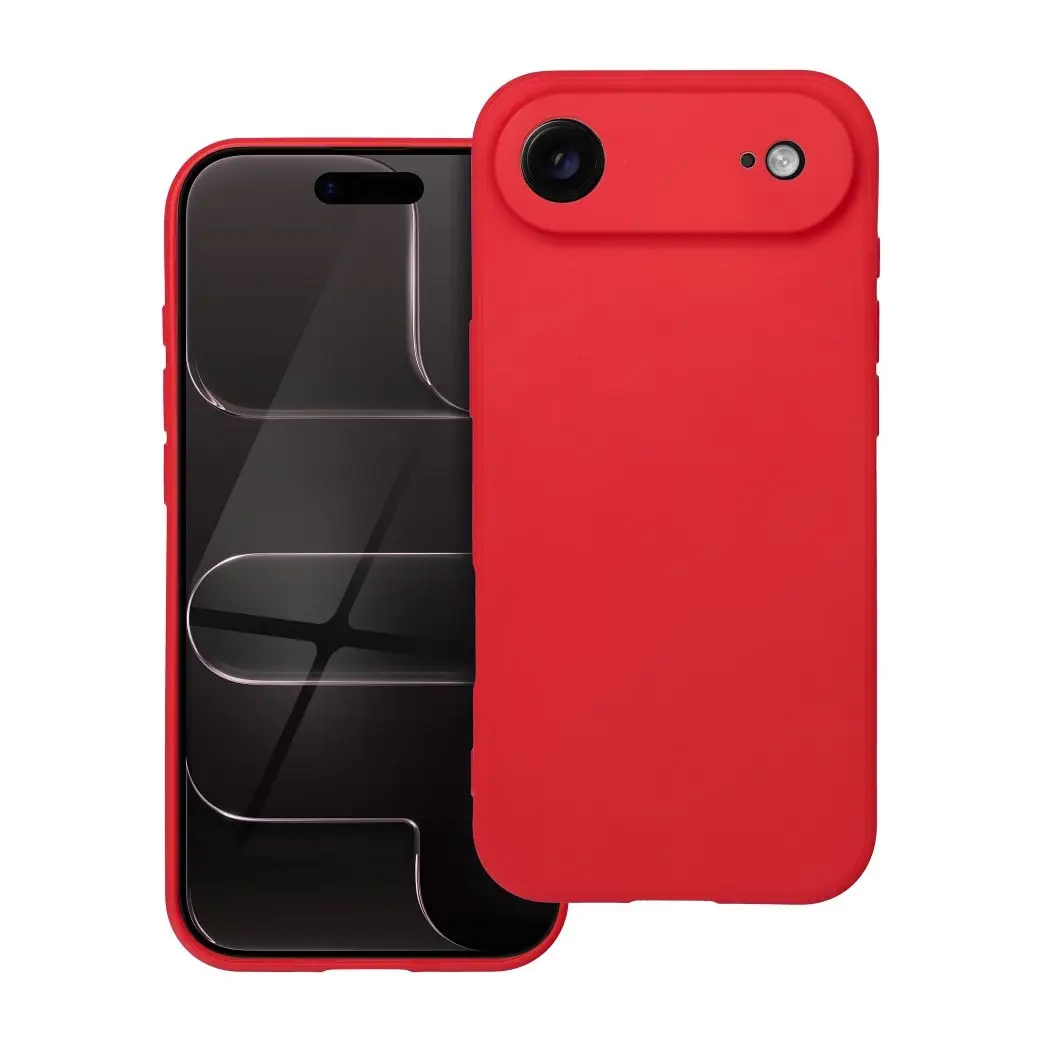 Mehka torbica za iPhone 17 Air, rdeča