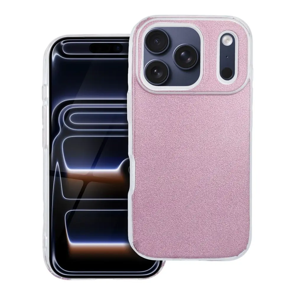 Ohišje za iPhone 17 PRO v svetleče roza barvi