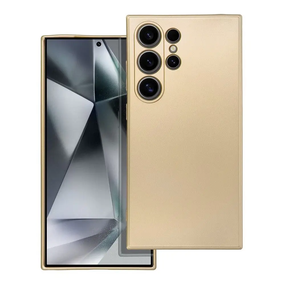 Etui za Samsung S24 ULTRA v zlati barvi Metallic
