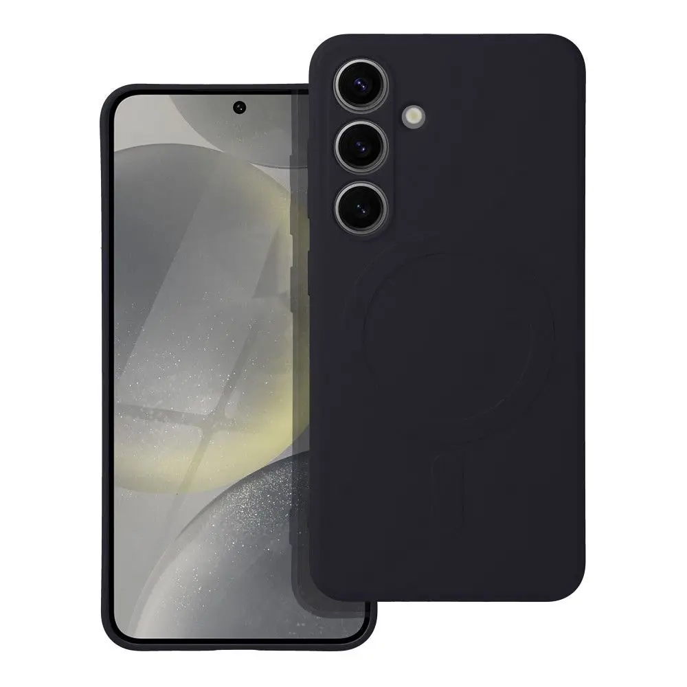 SILICONE MAG COVER ovitek, združljiv z MagSafe, za SAMSUNG A56, črn