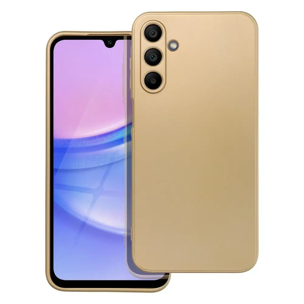 Ovitek za Samsung A15 5G / A15 4G v barvi zlato-metalik