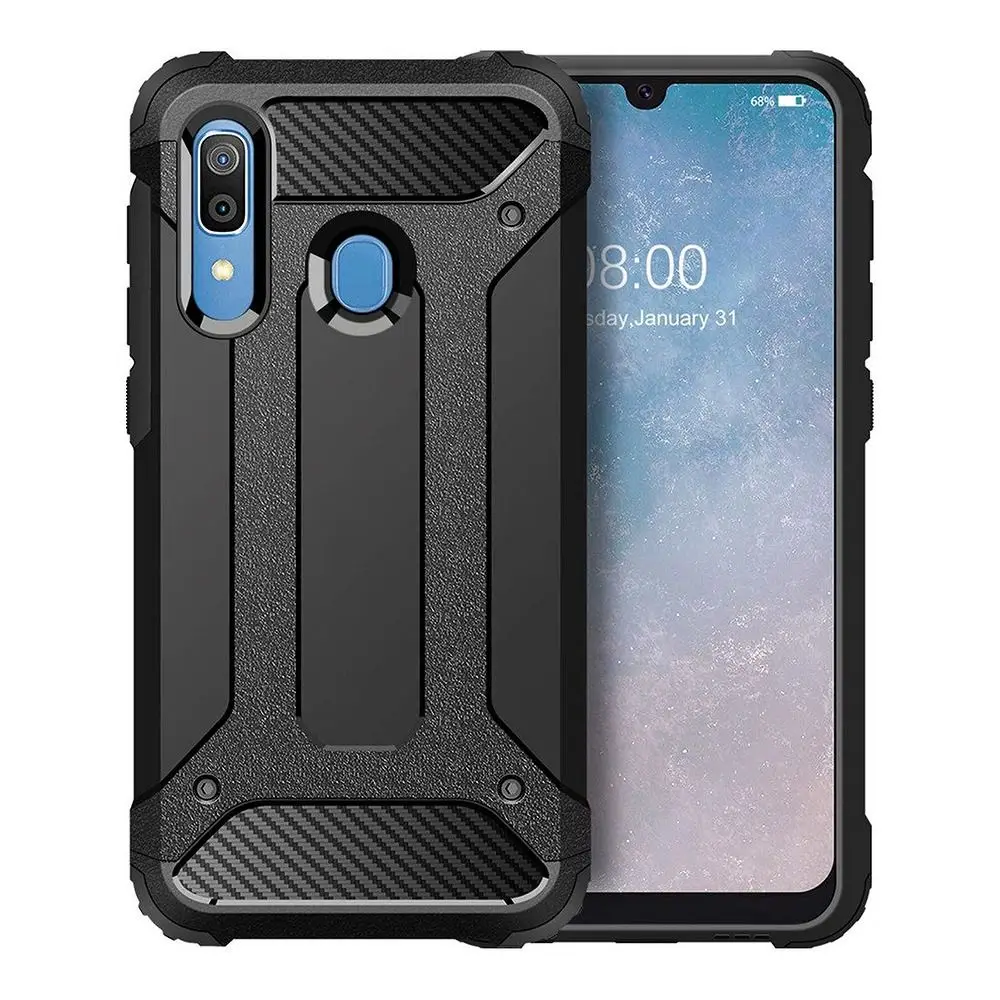 Torba za Samsung A40 Armor, črna