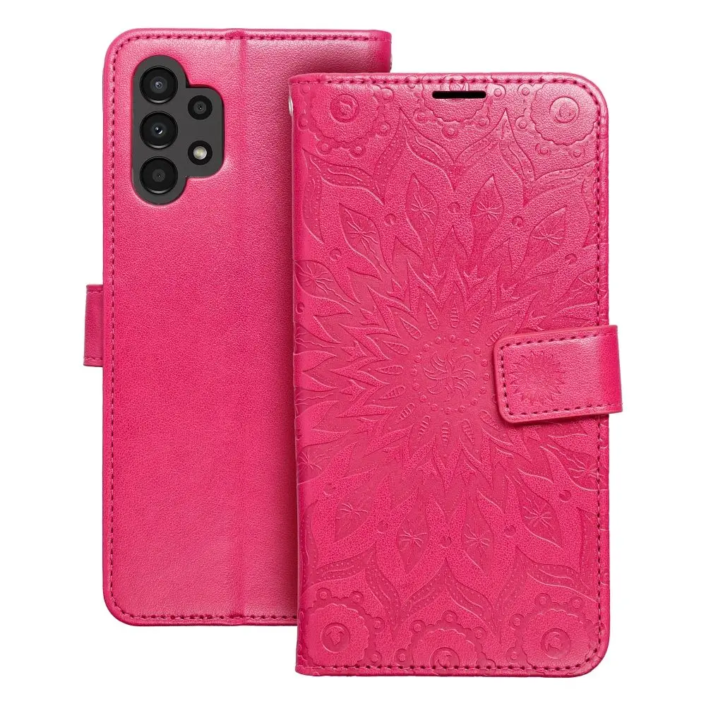 Torba MEZZO Book za SAMSUNG A13 4G, mandala, magenta