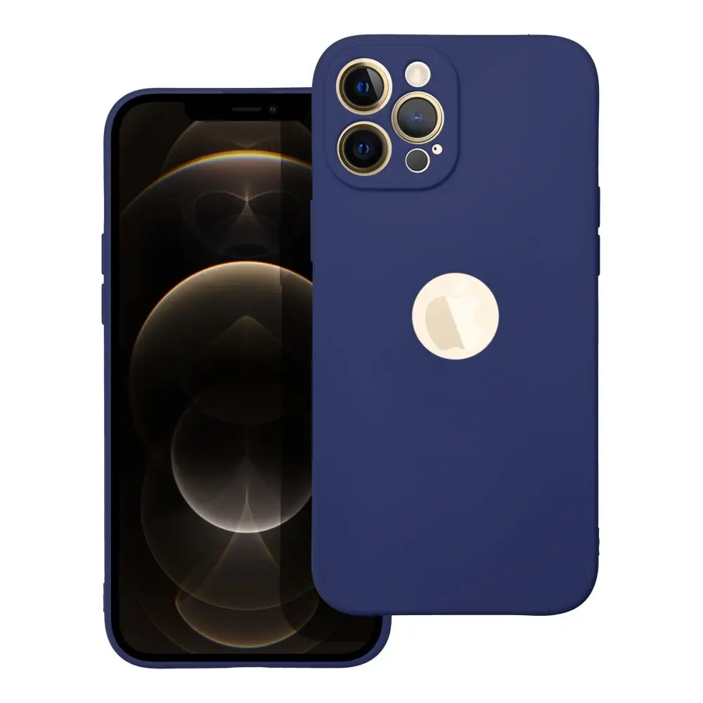 SOFT ovitek za iPhone 12 Pro Max, temno modra barva