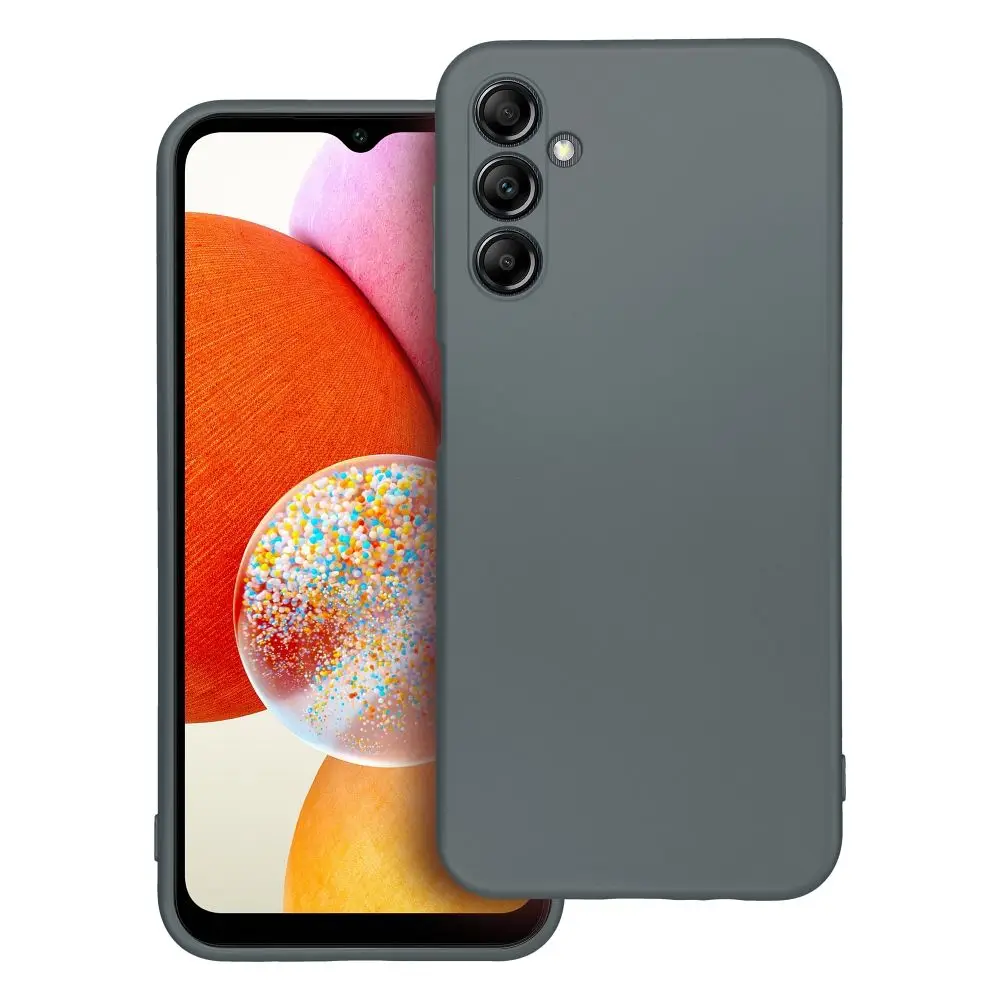 Ohišje za Samsung A14 5G / A14 4G v sivi barvi Metallic