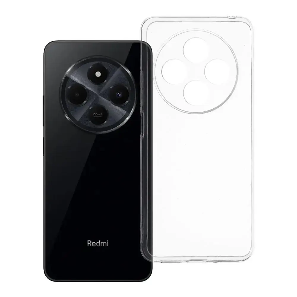 Prozorna zaščitna torbica za Xiaomi Redmi 14C, debelina 2 mm