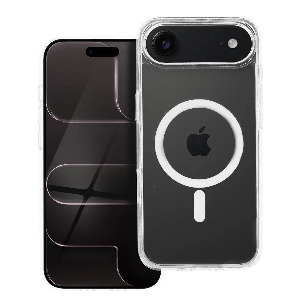 Ohišje za iPhone 17 Air Forcell F-Protect Clear Hybrid Premium, združljivo z MagSafe, prozorno 0INT