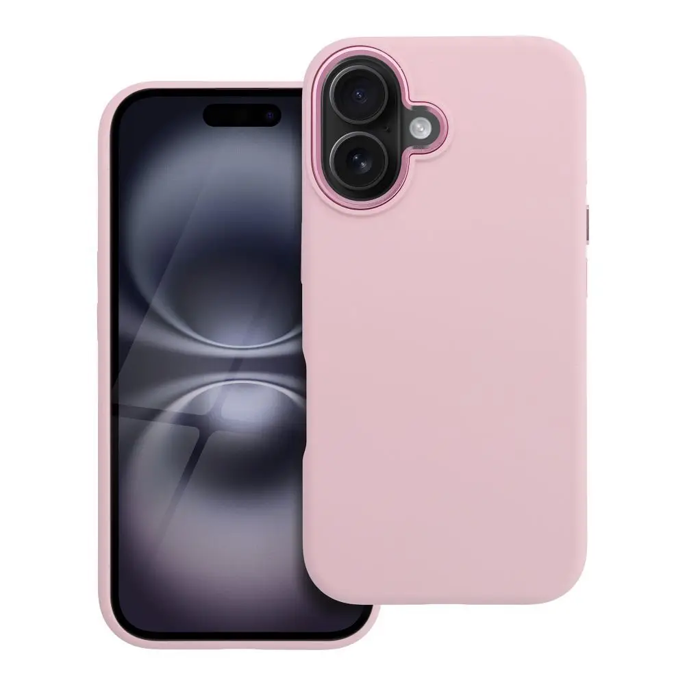 Ohišje za iPhone 16 Forcell F-Protect Frame Premium, združljivo z MagSafe, roza 0INT