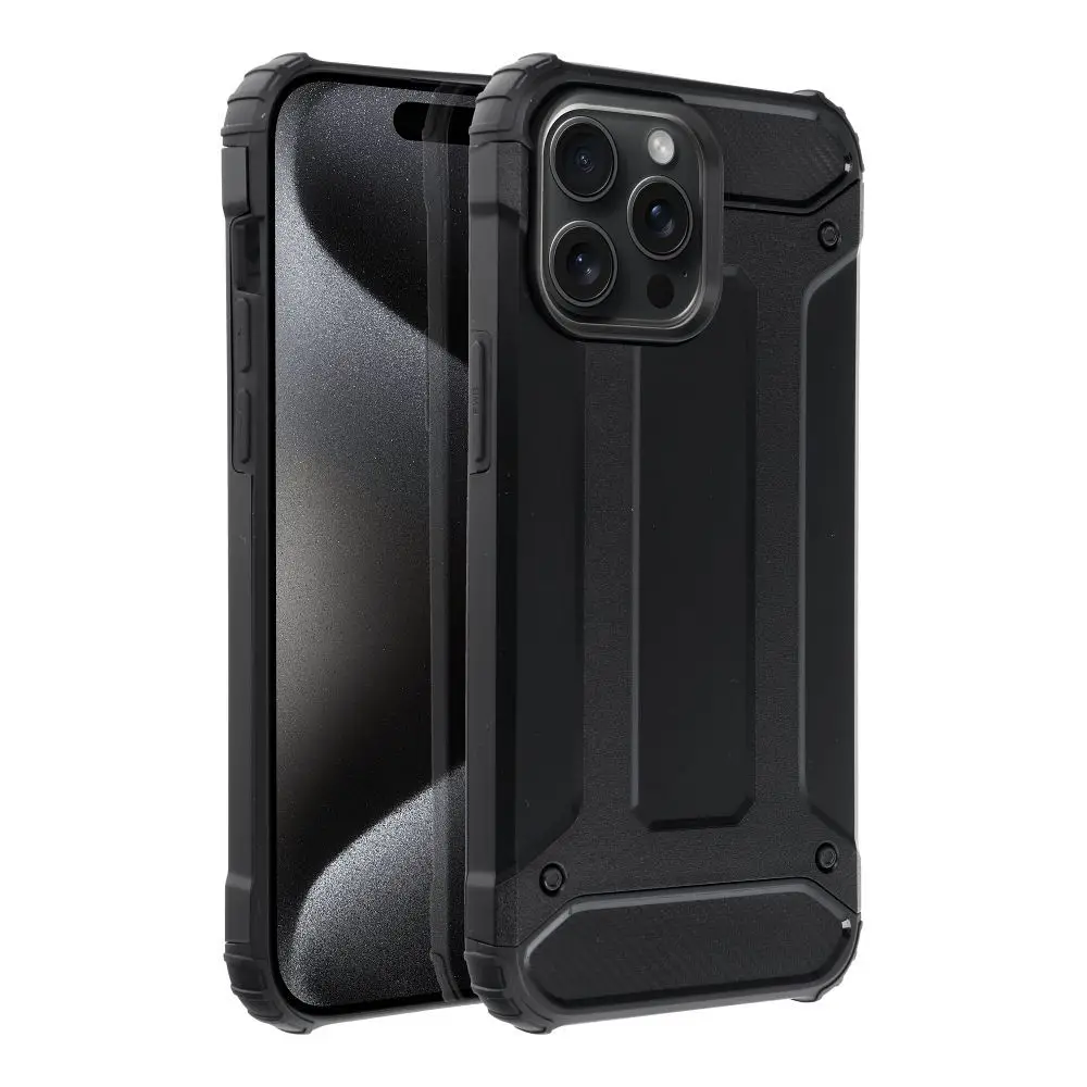 Ohišje za iPhone 15 PRO MAX Armor, črno