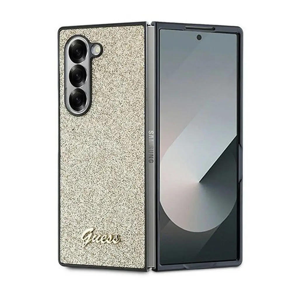 GUESS etui za SAMSUNG Z Fold 6 GUHCZFD6HGGSHD (HC PU 4G Glitter Script) zlato