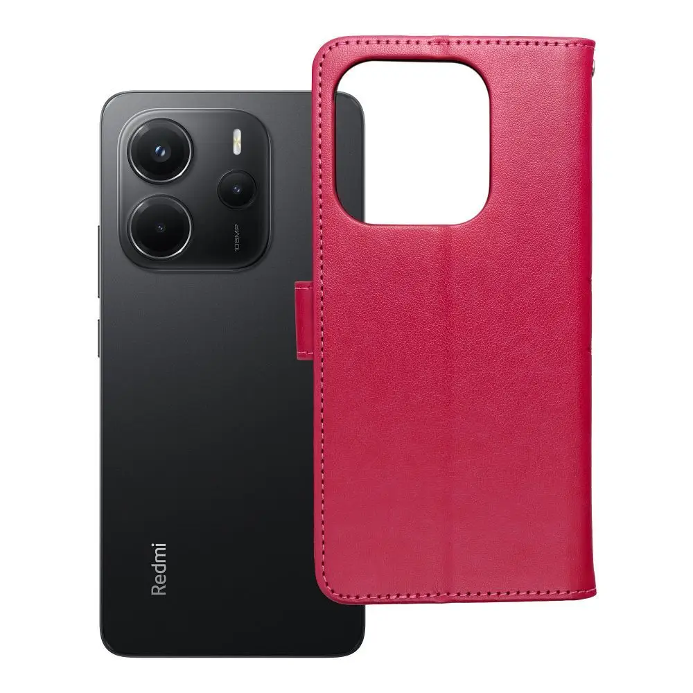 Torba MEZZO Book za XIAOMI Redmi Note 14 4G (GLOBAL – 164,84 mm x 78,15 mm x 8,16 mm) v barvi mandala magenta