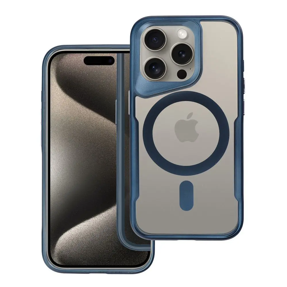 Ergofit Newzone ovitek za iPhone 16 PRO MAX, združljiv z MagSafe, modre barve