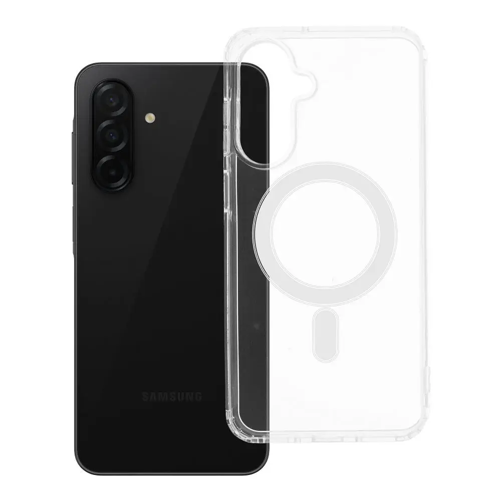 Transparentni etui za Samsung A26 Clear Mag Cover (MID), združljiv z MagSafe