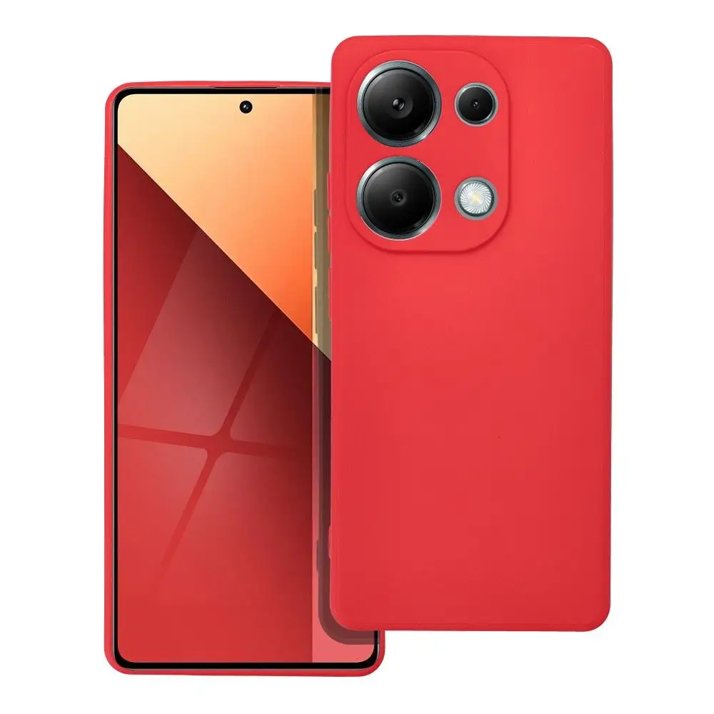 Mehka torbica za XIAOMI Redmi Note 13 Pro 4G, rdeča