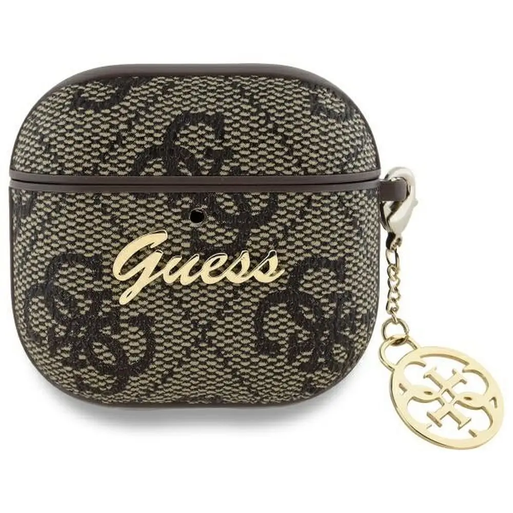 GUESS etui za APPLE AirPods 4 GUA4G4GSMW (PU 4G z obeskom) rjavo