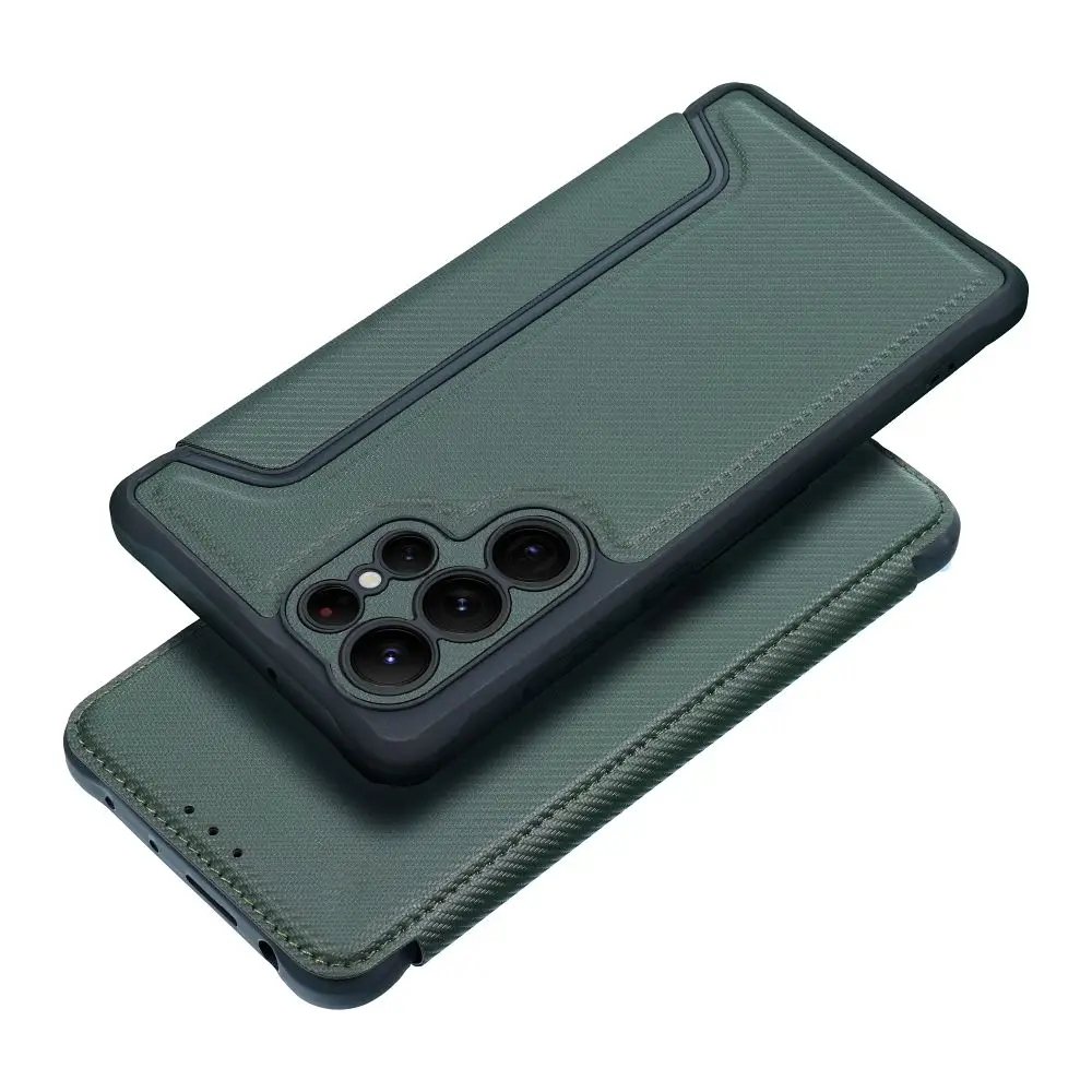 Torbica RAZOR Book za SAMSUNG A57 5G, temnozelena