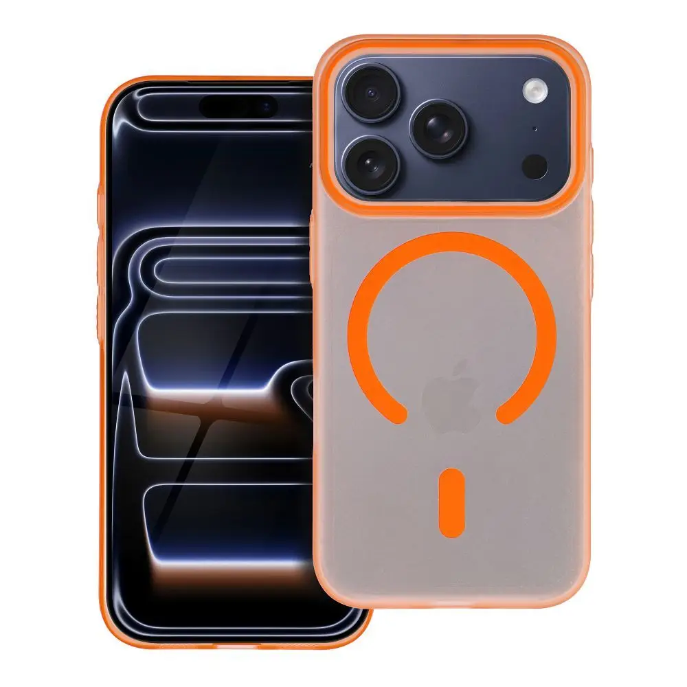 Ovitek za iPhone 17 Go Orange, združljiv z MagSafe, oranžne barve