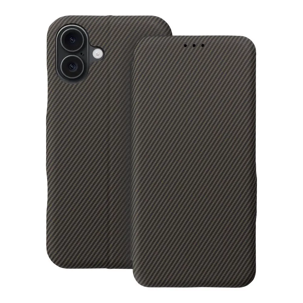 FOLIO Side Magnet etui za iPhone 16 Plus, rjava