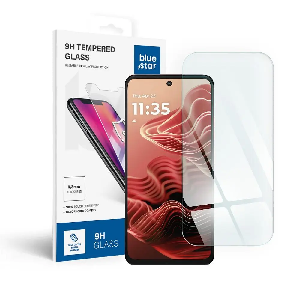 Kaljeno steklo za Motorola G35 Blue Star