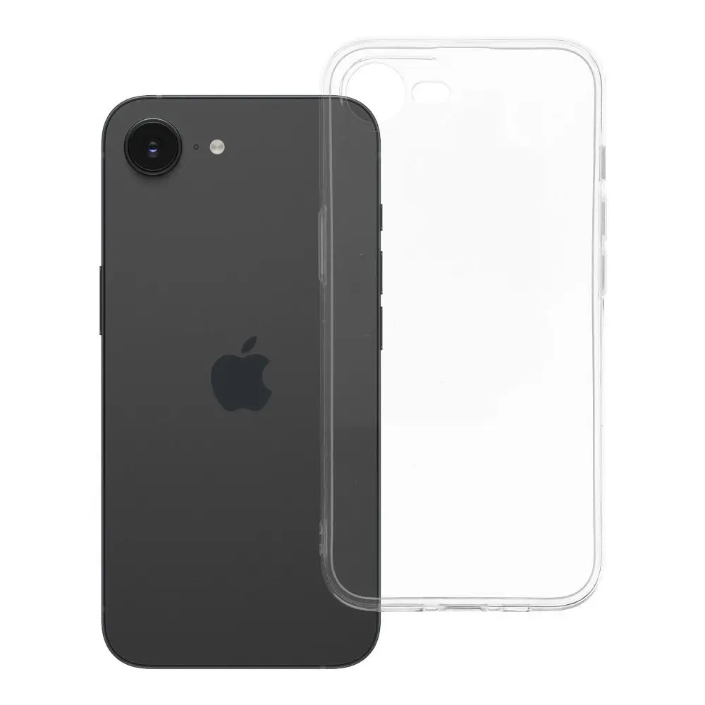 Ohišje za iPhone 16e (SE 4 2025) / 17e Clear Case 2 mm Box, prozorno
