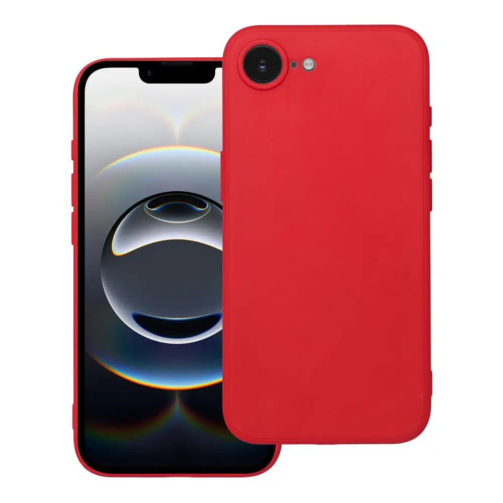Mehka torbica za iPhone 16e (SE 4 2025) / 17e, rdeča