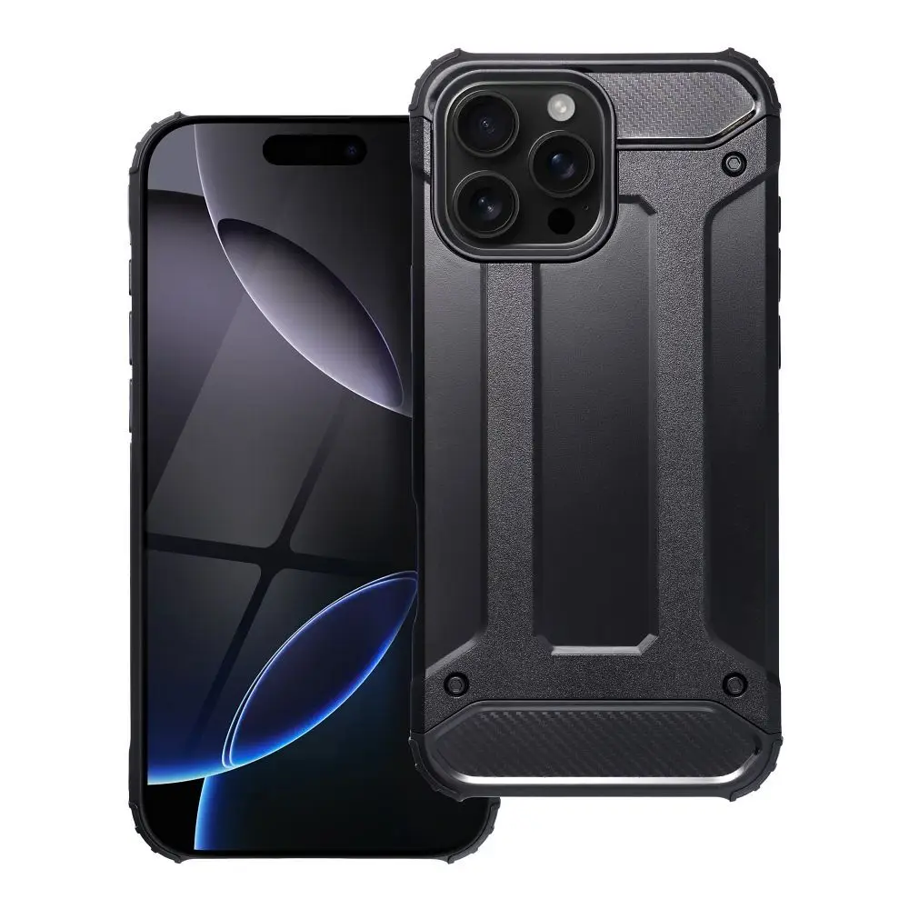 Ohišje za iPhone 16 PRO MAX Armor, črno