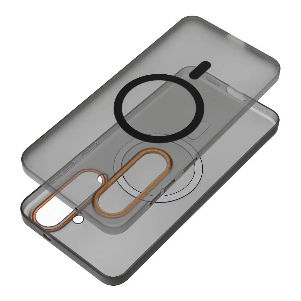 GO ORANGE ovitek, združljiv z MagSafe, za Xiaomi 17, črn