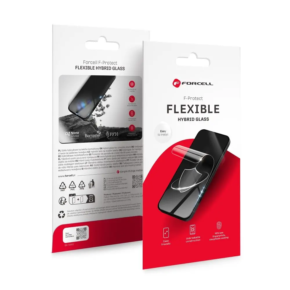 Hibridno steklo za Samsung S26 ULTRA Forcell Flexible Nano Glass (delujoč čitalnik)