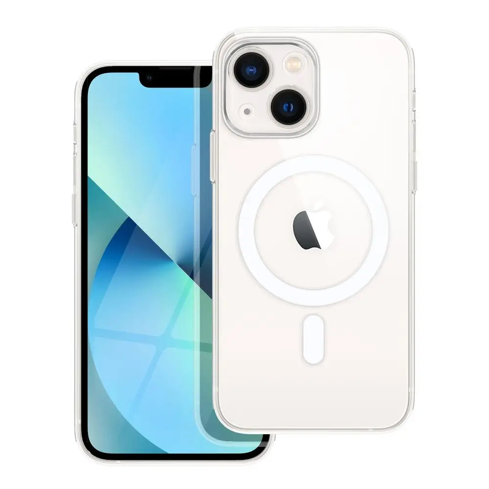 Prozorna torbica za iPhone 14 Clear Mag Cover (STR / CAMERA PROTECTION), združljiva z MagSafe
