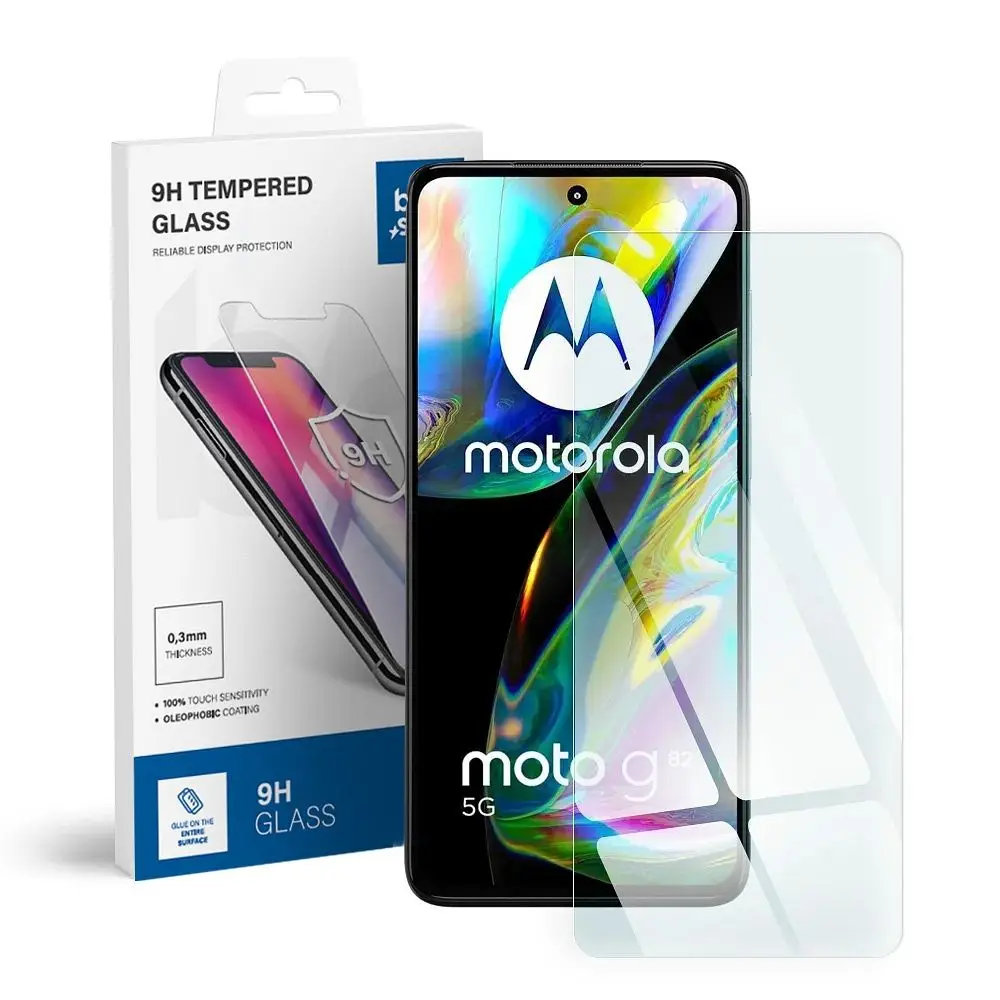Kaljeno steklo za Motorola G82 Blue Star