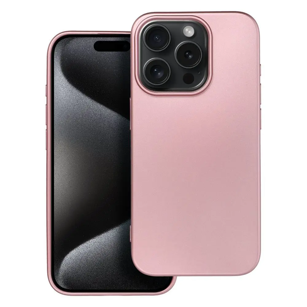 Ohišje za iPhone 15 PRO v roza metalik barvi