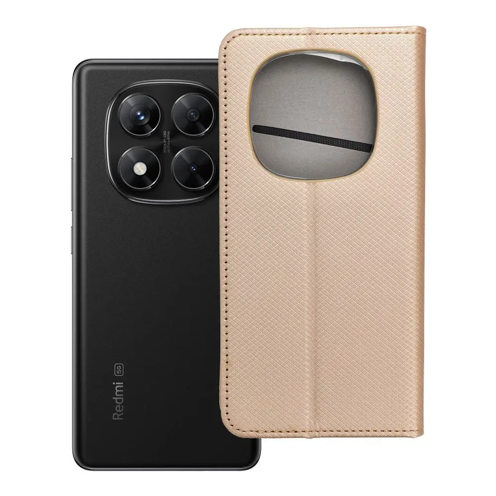 Torba SMART CASE Book za XIAOMI Redmi Note 14 PRO 5G / 14 PRO PLUS 5G, zlata