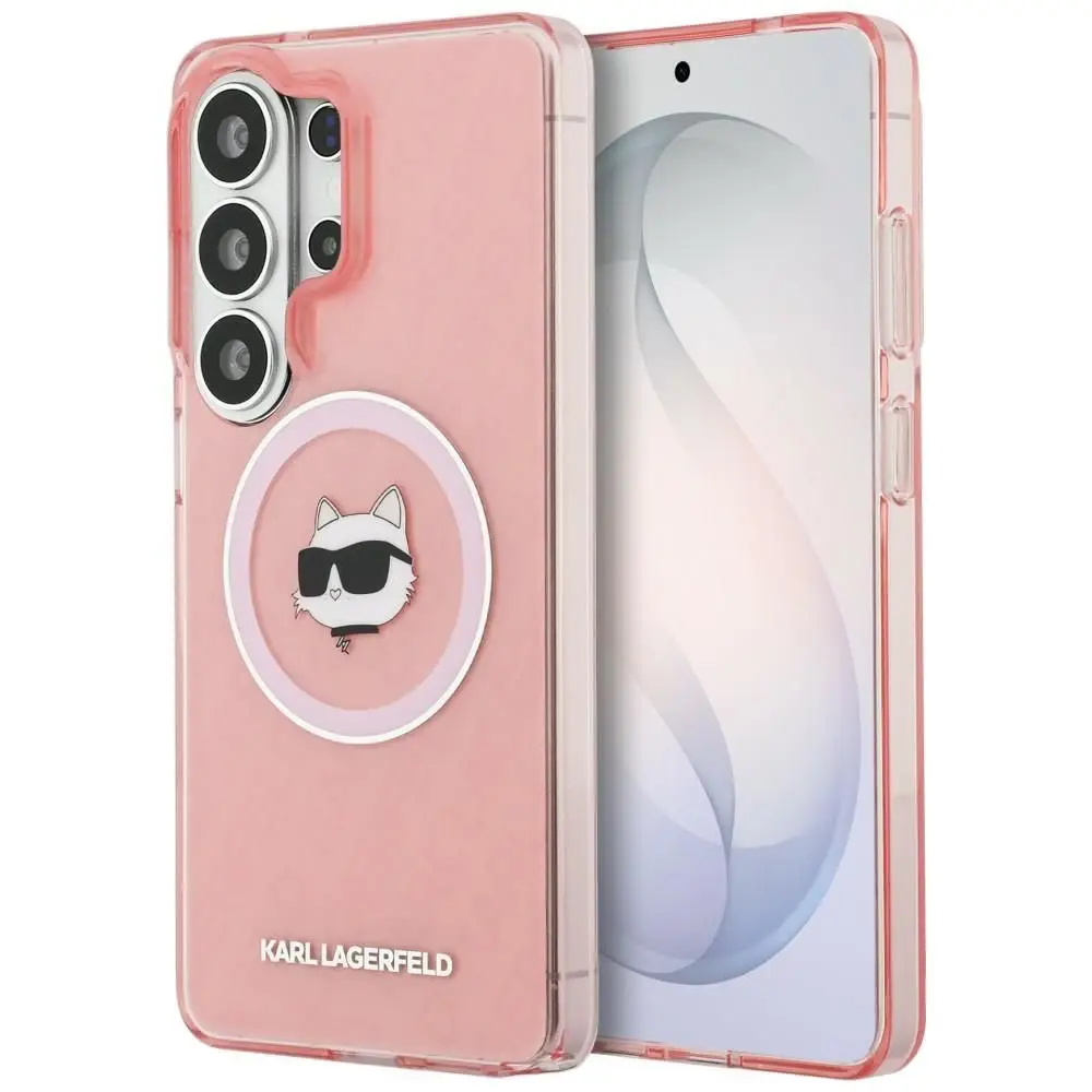 KARL LAGERFELD etui za SAMSUNG S26 Ultra KLHMS26LHMKBCHOP (Magnetic IML Repeated Logo and Choupette) roza