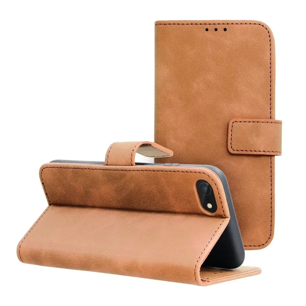 TENDER Book ovitek za iPhone 7 / 8 / SE 2020 / SE 2022, rjav