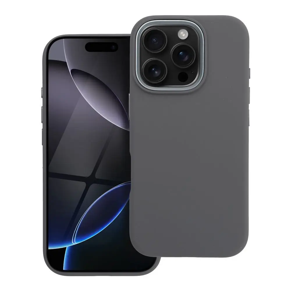 Ohišje za iPhone 16 PRO Forcell F-Protect Frame Premium, združljivo z MagSafe, sivo 0INT